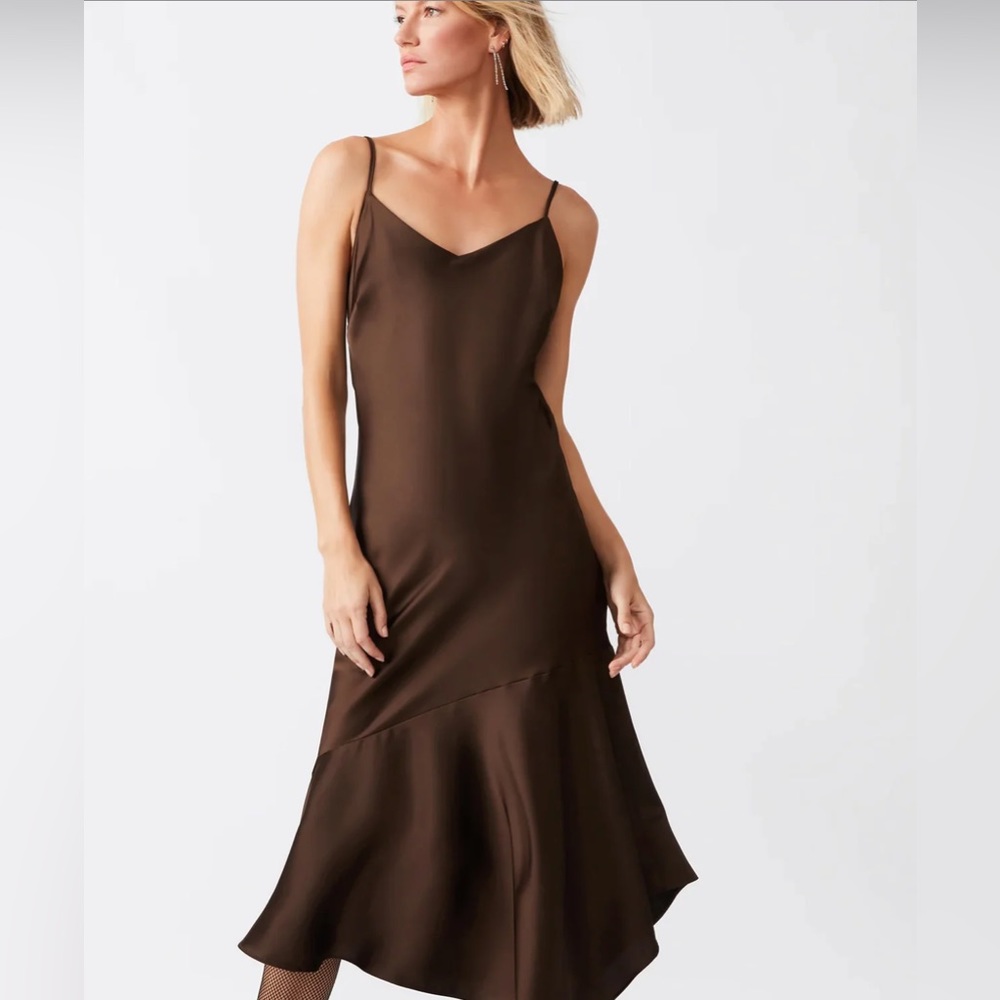 Steve Madden Brown Slip Dress